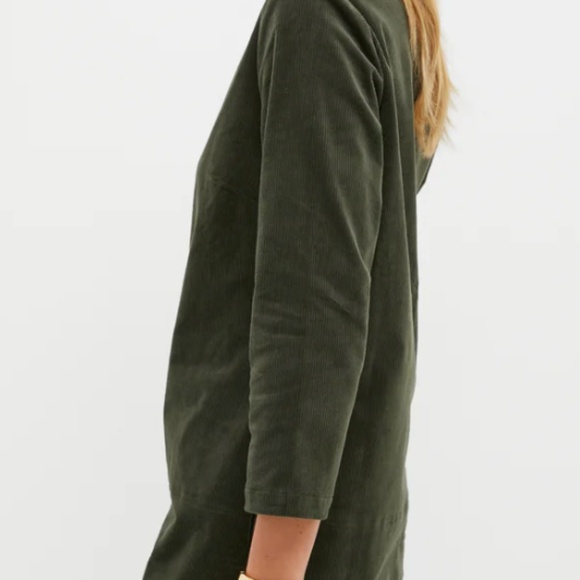 Tuckernuck Olive Corduroy Clifton Dress - Picture 3 of 5